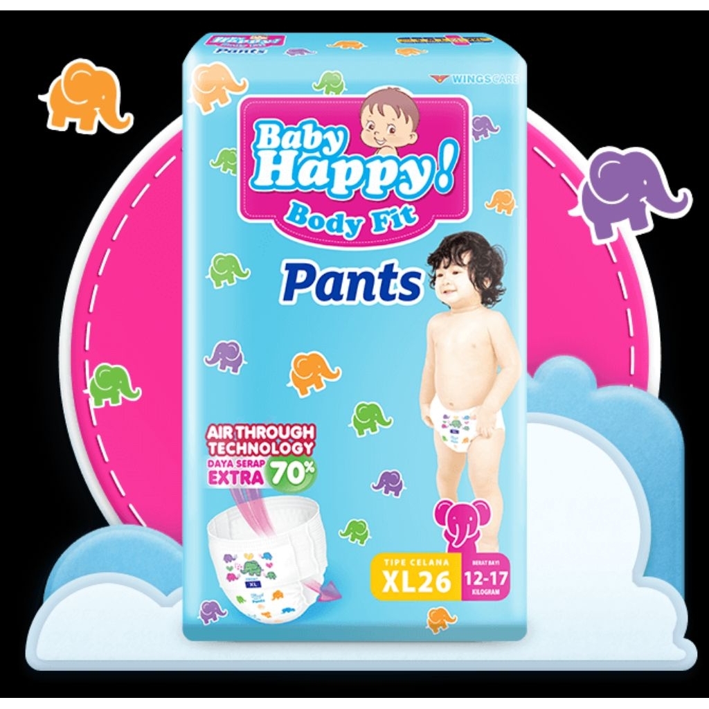 Pampers BABY HAPPY XL-26