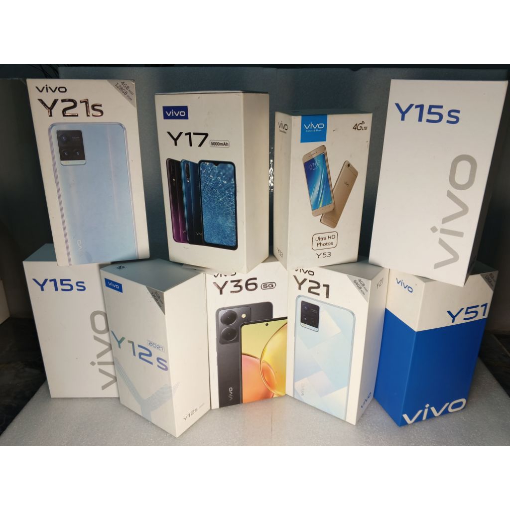 Boks Kardus Dus Hp Vivo All Variants Original Termurah