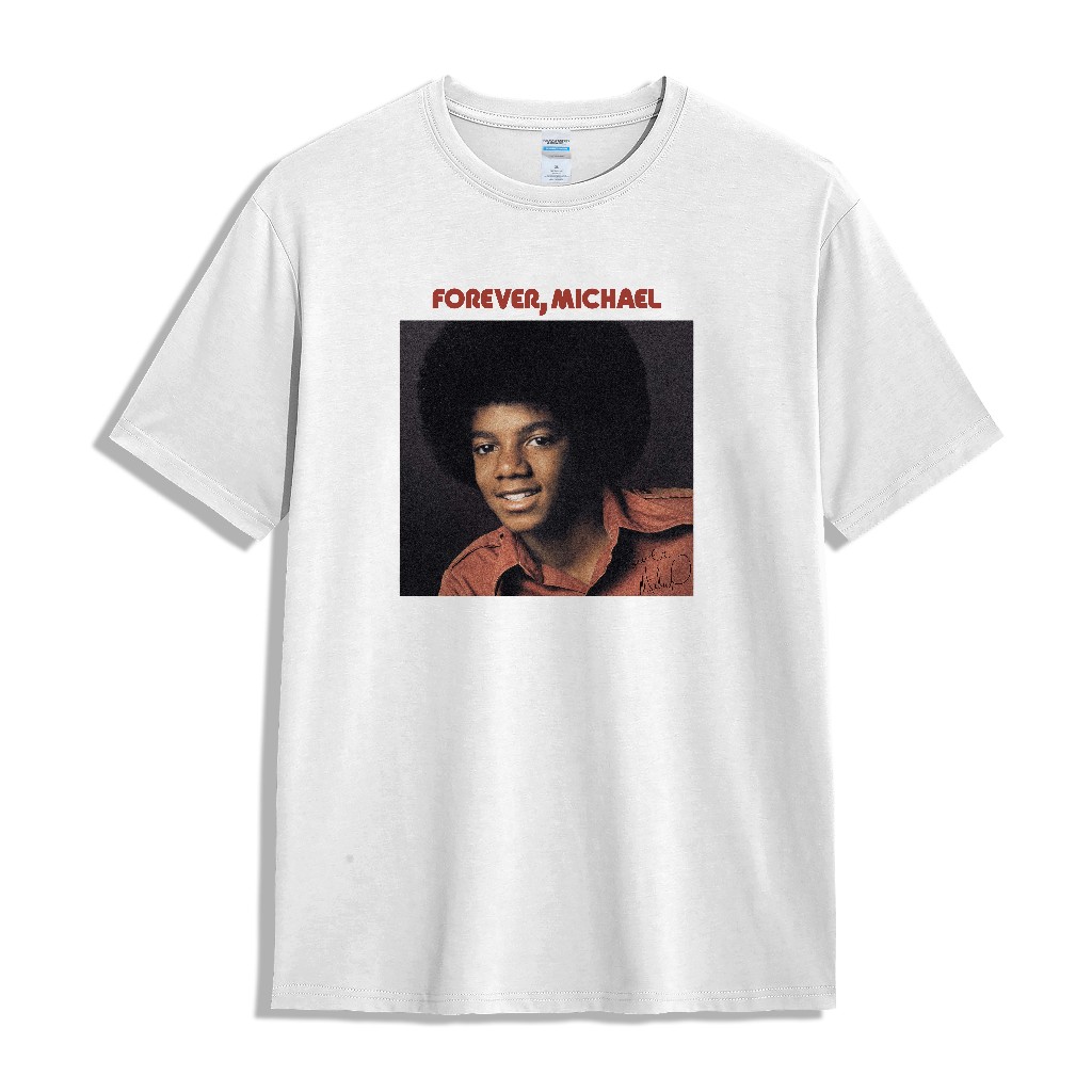 Kaos/T-Shirt Reguler Custom - Michael Jackson - Forever, Michael Album Cover