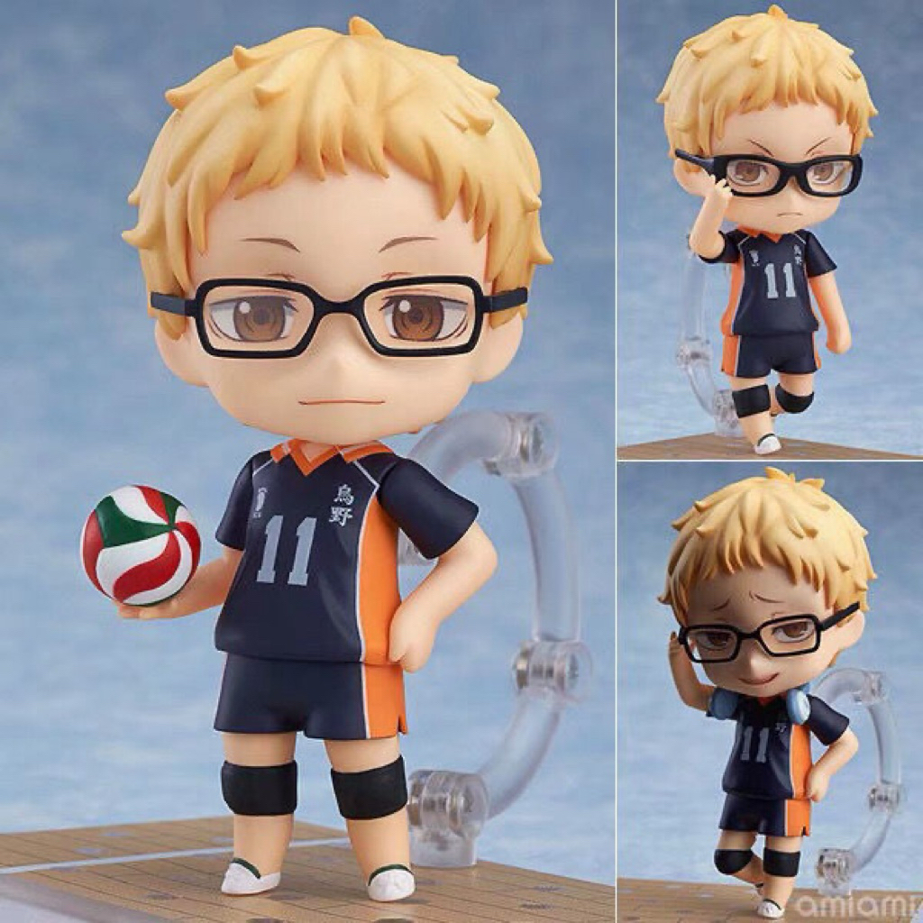 [PREORDER] Figurine Haikyuu Tsukishima Kei Nendoroid | Bisa Ganti Ekspresi & Pose