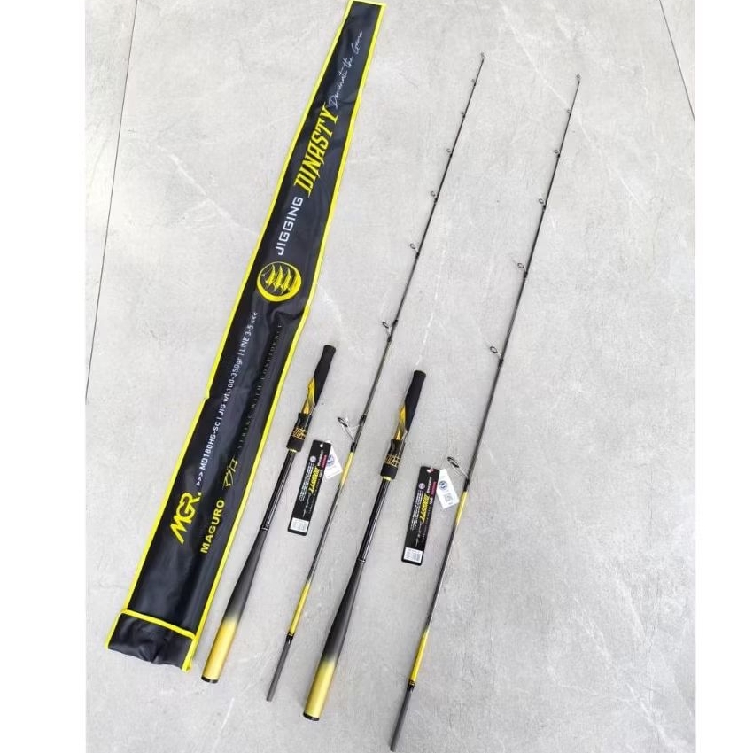 Joran Jigging MAGURO DINASTY GOLD | SOLID CARBON | JORAN LAUT | FULL FUJI