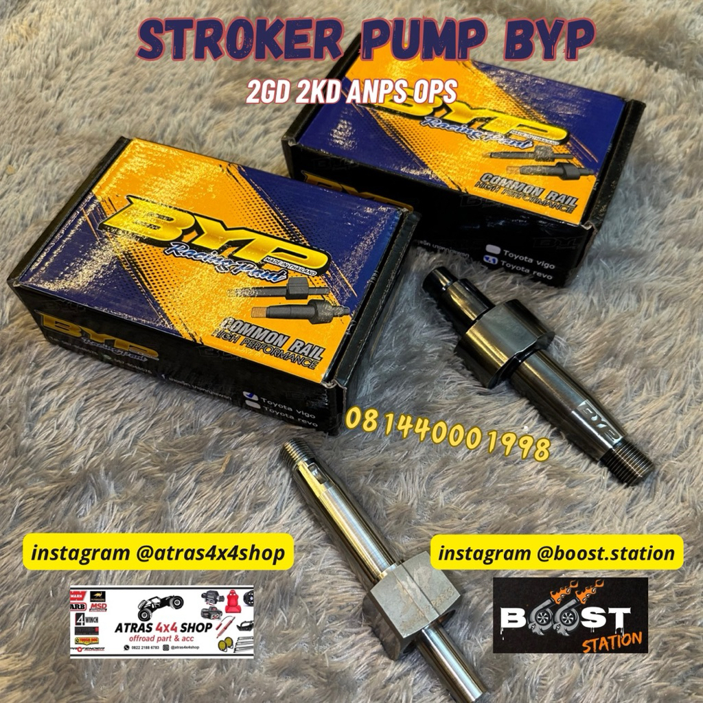 BYP stroker pump strocker pumpshaft 2GD 2KD fortuner pajero hilux anps ops reborn vnt vrz