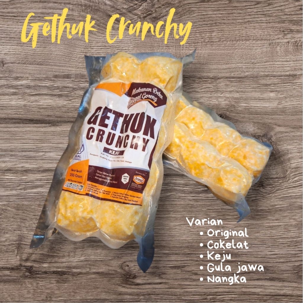 Gethuk crunchy keju, getuk cokelat gula jawa oleh oleh khas tawangmangu enak halal