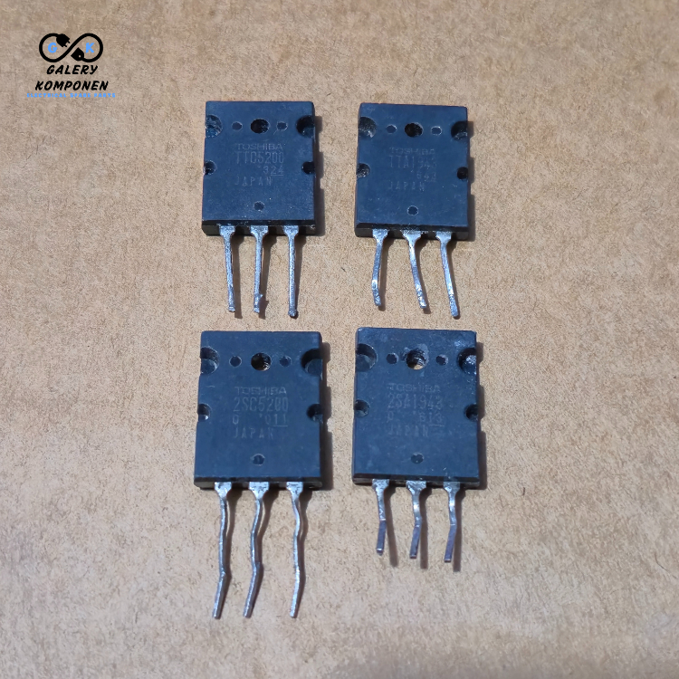 TRANSISTOR TOSHIBA CABUTAN 2SC5200 2SA1943 TTC5200 TTA1943 C5200 A1943  PER SET TRANSISTOR CABUTAN U