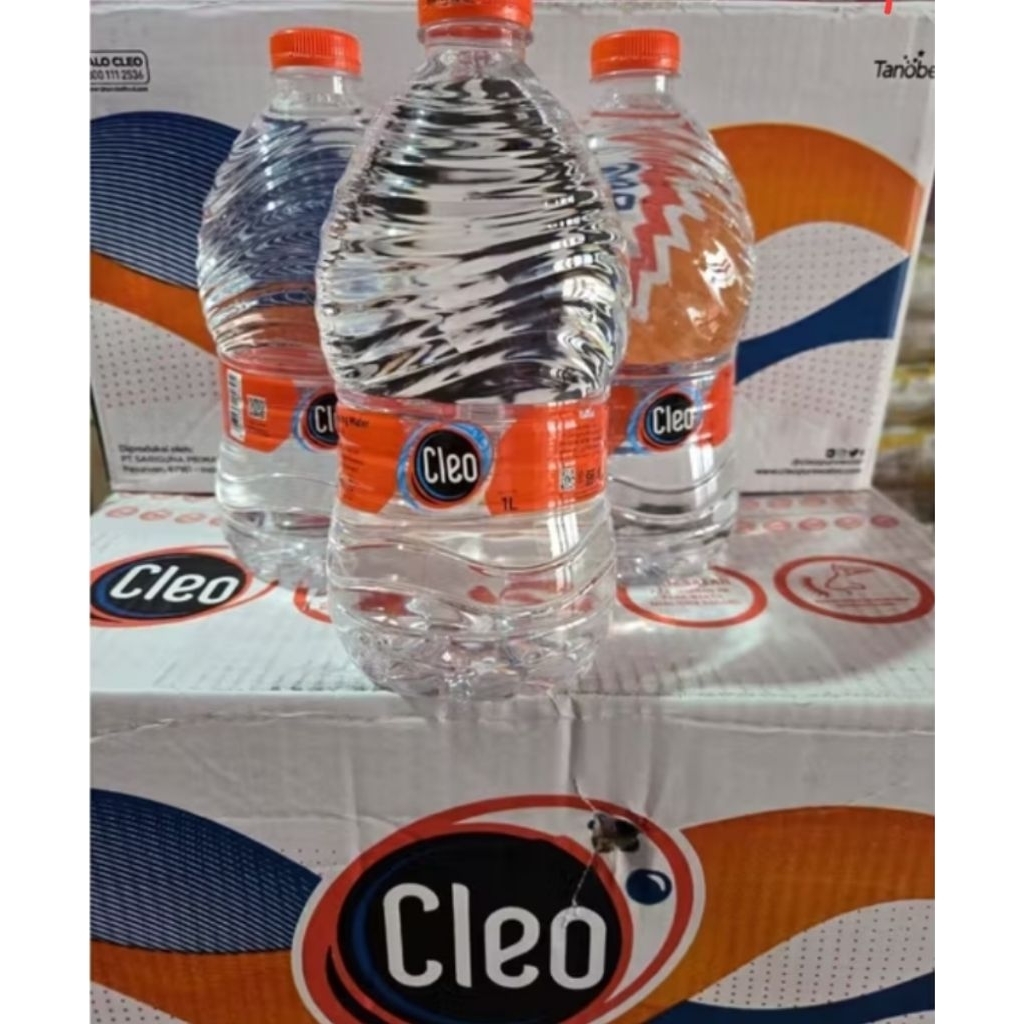 CLEO Air Mineral 1 Dus isi 12 Botol @ 1 Liter