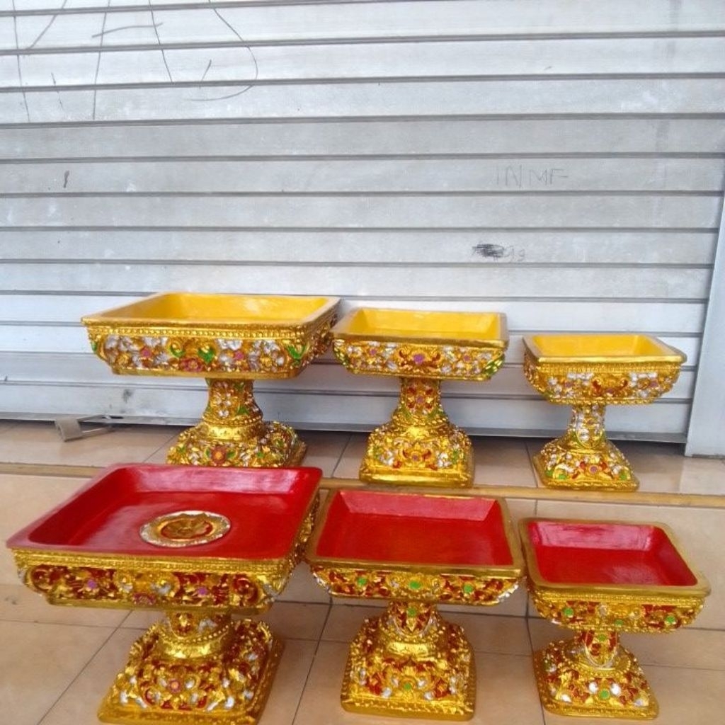 dulang kotak premium bahan fiber resin/prade elit