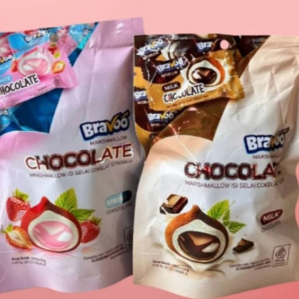 paket 60 pcs Bravoo choco ball 12 pack isi 60buah