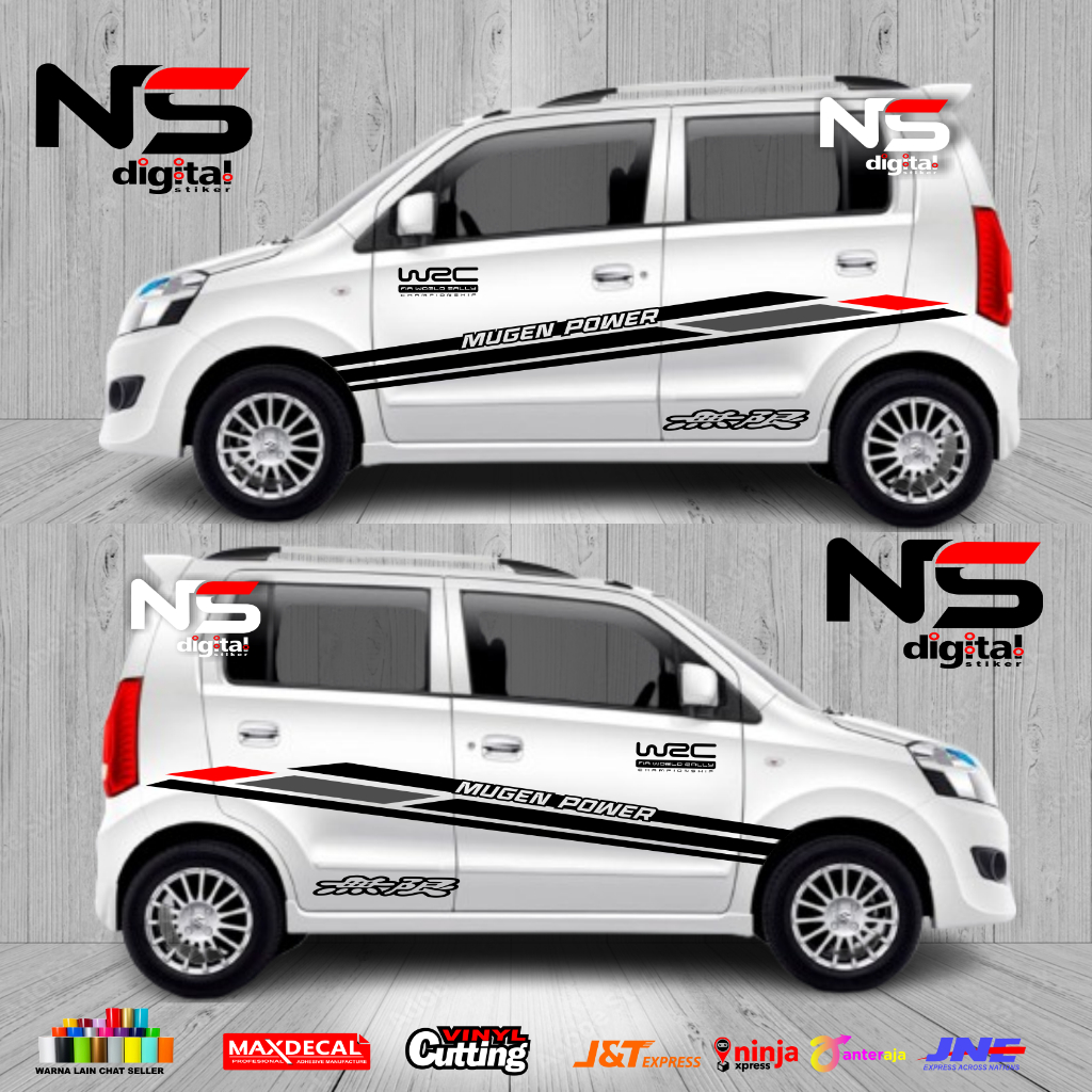 Stiker Mobil Suzuki Karimun Cutting Stiker Body Samping Mobil Karimun Stiker Mobil Wagon R