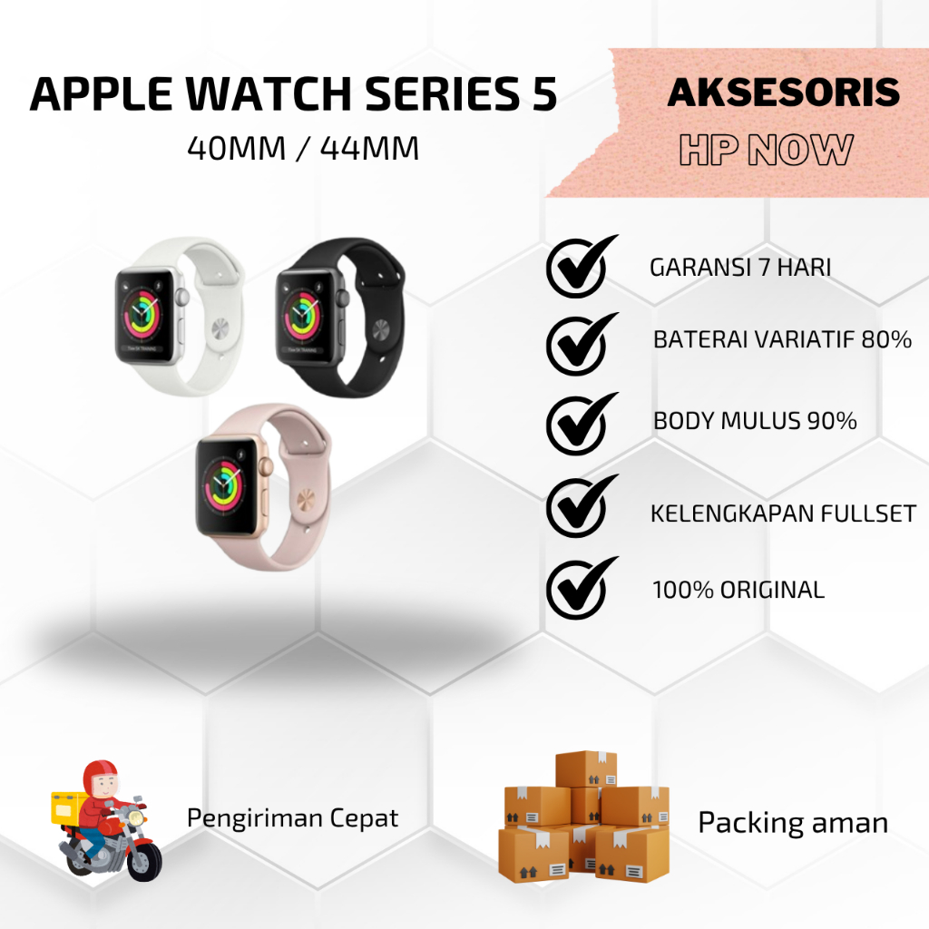 Apple Watch / iWatch Series 5 40MM & 44MM Second ORIGINAL - AHN