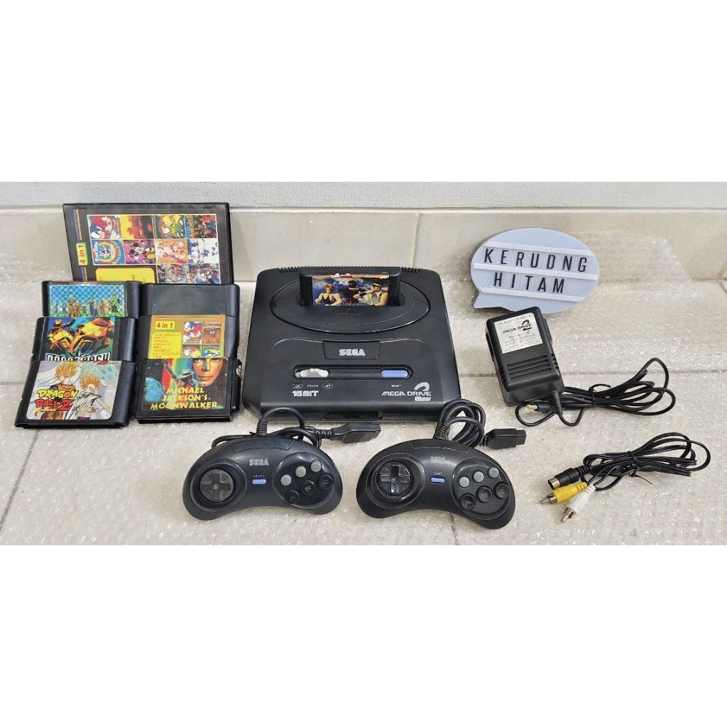 Sega md2 Original bonus  banyak kaset