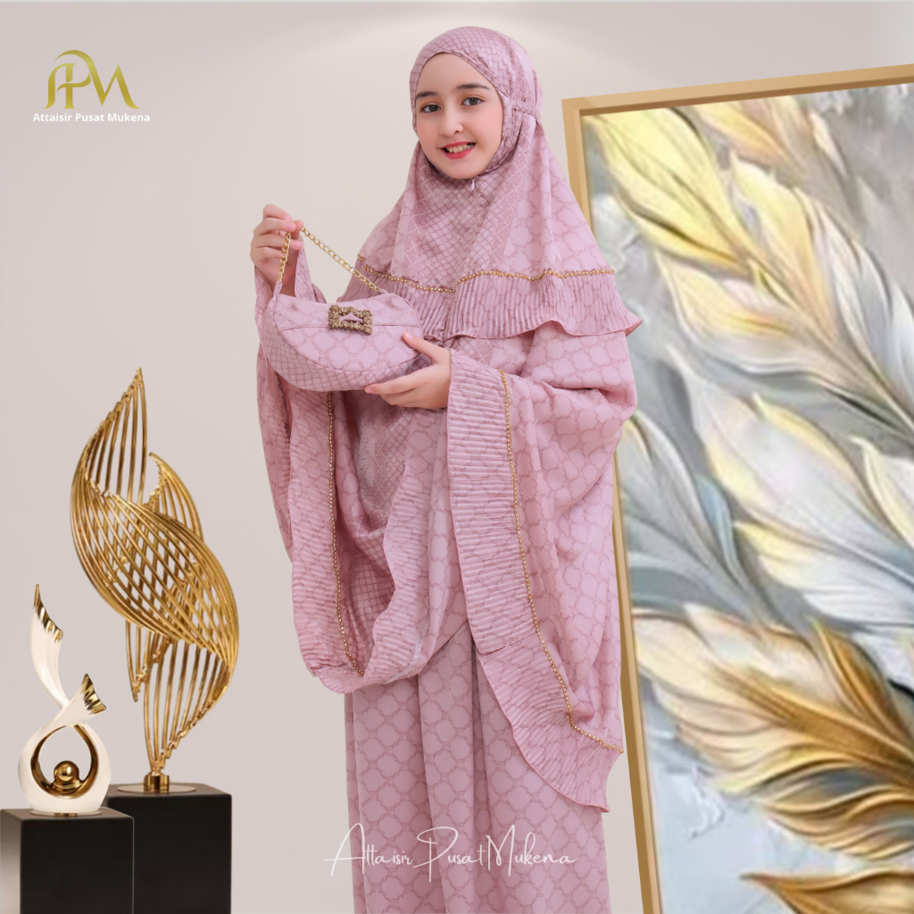 Apm Mukena Anak Mewah Santorini Gelombang Cinta Shafira Series Apm