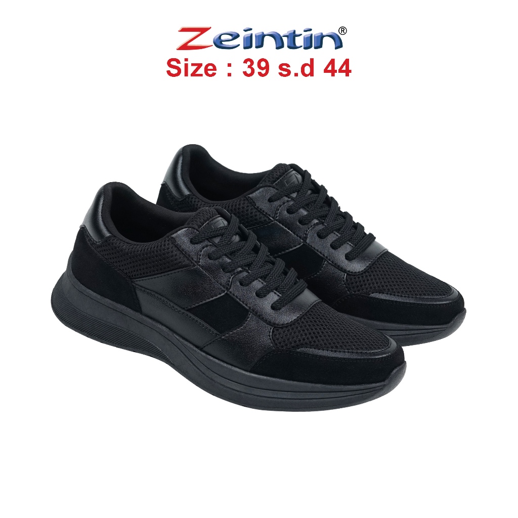 Zeintin - Sepatu Sneakers Pria Sneaker Sepatu Pria Hitam  Original Zeintin IR