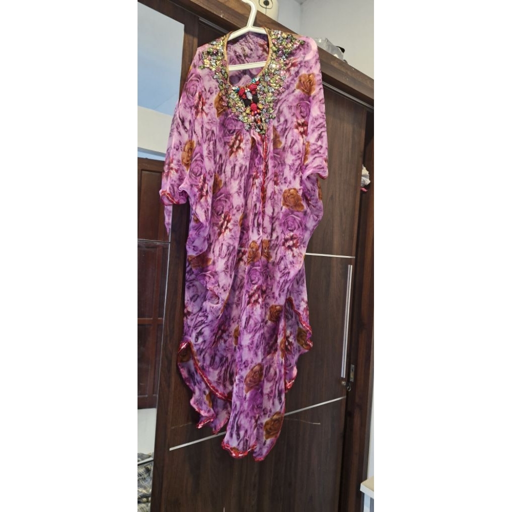 Preloved new Abaya Siffon Sutra Luire by Rade Sirait