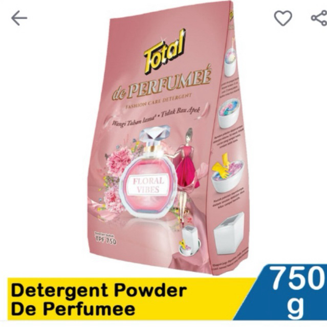 Deterjen bubuk Total 750gr