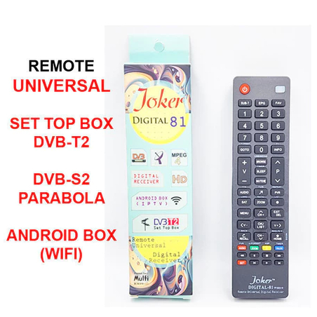 (GROSIR) DIGITAL 81 REMOTE DIGITAL RECEIVER / STB / ANDROID BOX / IP TV UNIVERSAL REMOTE JOKER
