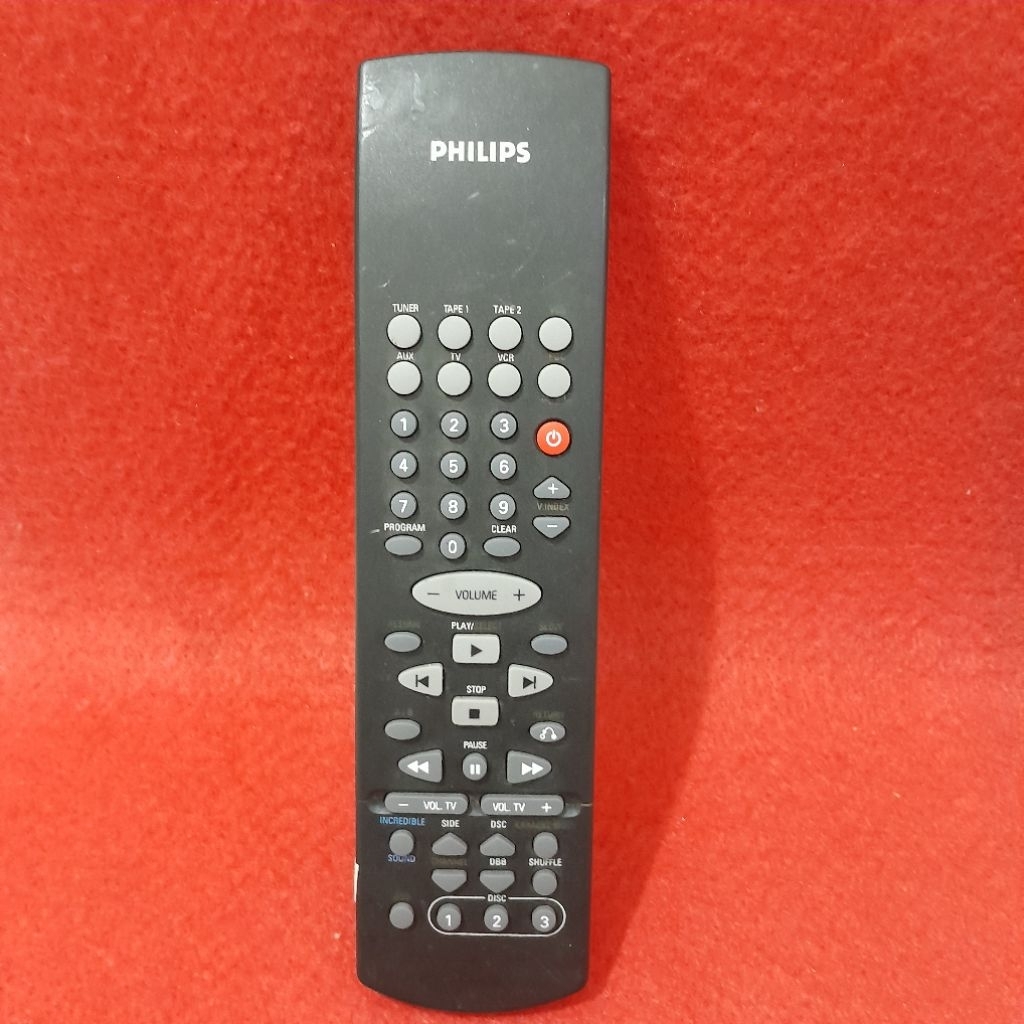 Remote Remot Tape Compo PHILIPS Original Asli . RC - 8086 / 01 .