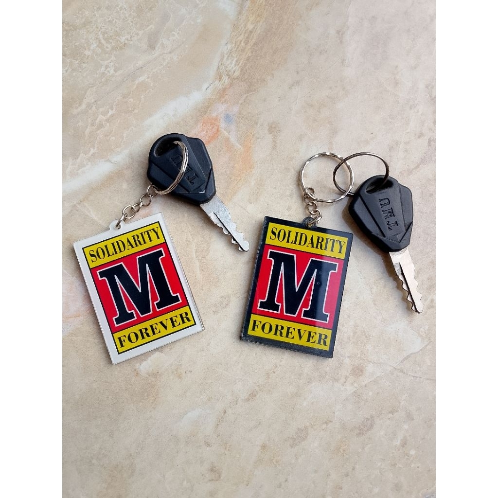 Gantungan Kunci Akrilik 5,5 x 4 CM Eksklusif Solidaritas Teknik Mesin Forever/ M SOLVER,DENGAN 2 SIS