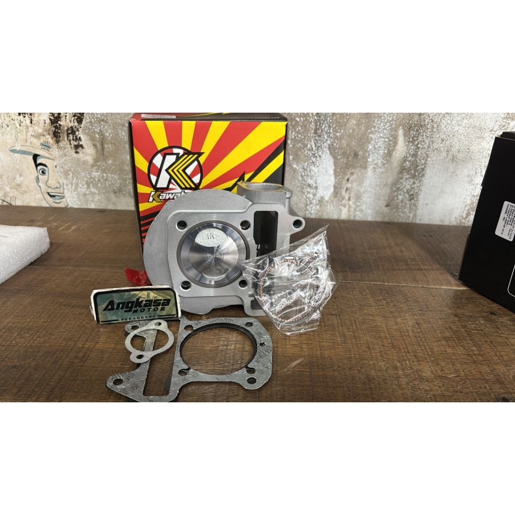 blok kit bore up kawahara racing beat karbu scoopy karbu 54.5mm cylinder blok