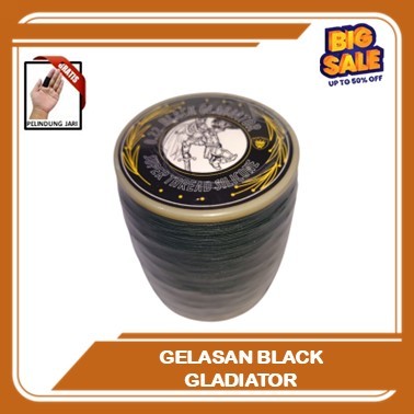 Gelasan Tajam Black Gladiator Special Tournament Super Silicone Bonus Pelindung Jari Main Jepret Tar