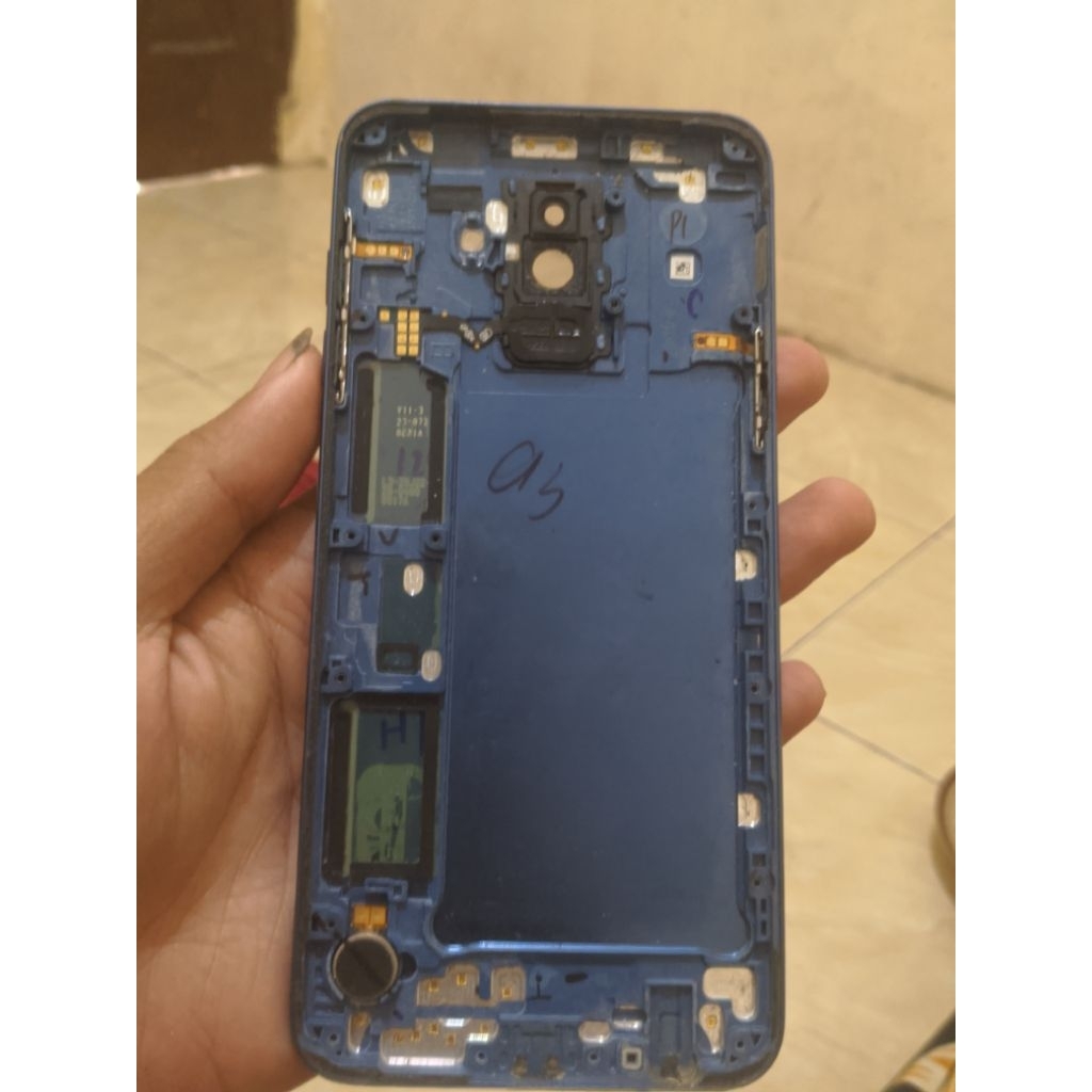 HOUSING BACKDOOR SAMSUNG a6 PLUS + SIDIK JARI
