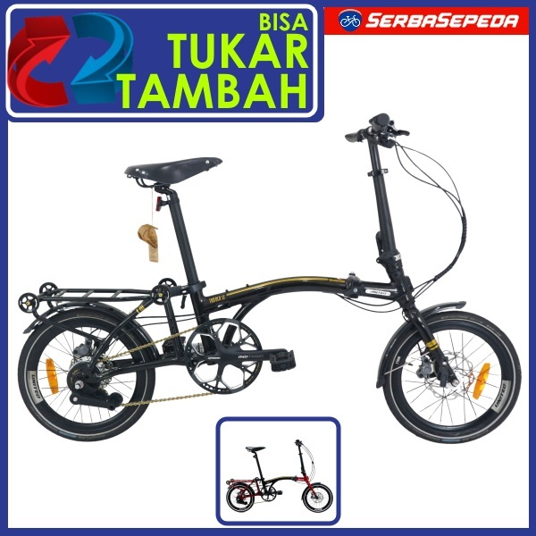 United Trifold 11 Speed Reflex Sepeda Lipat 16 Inci