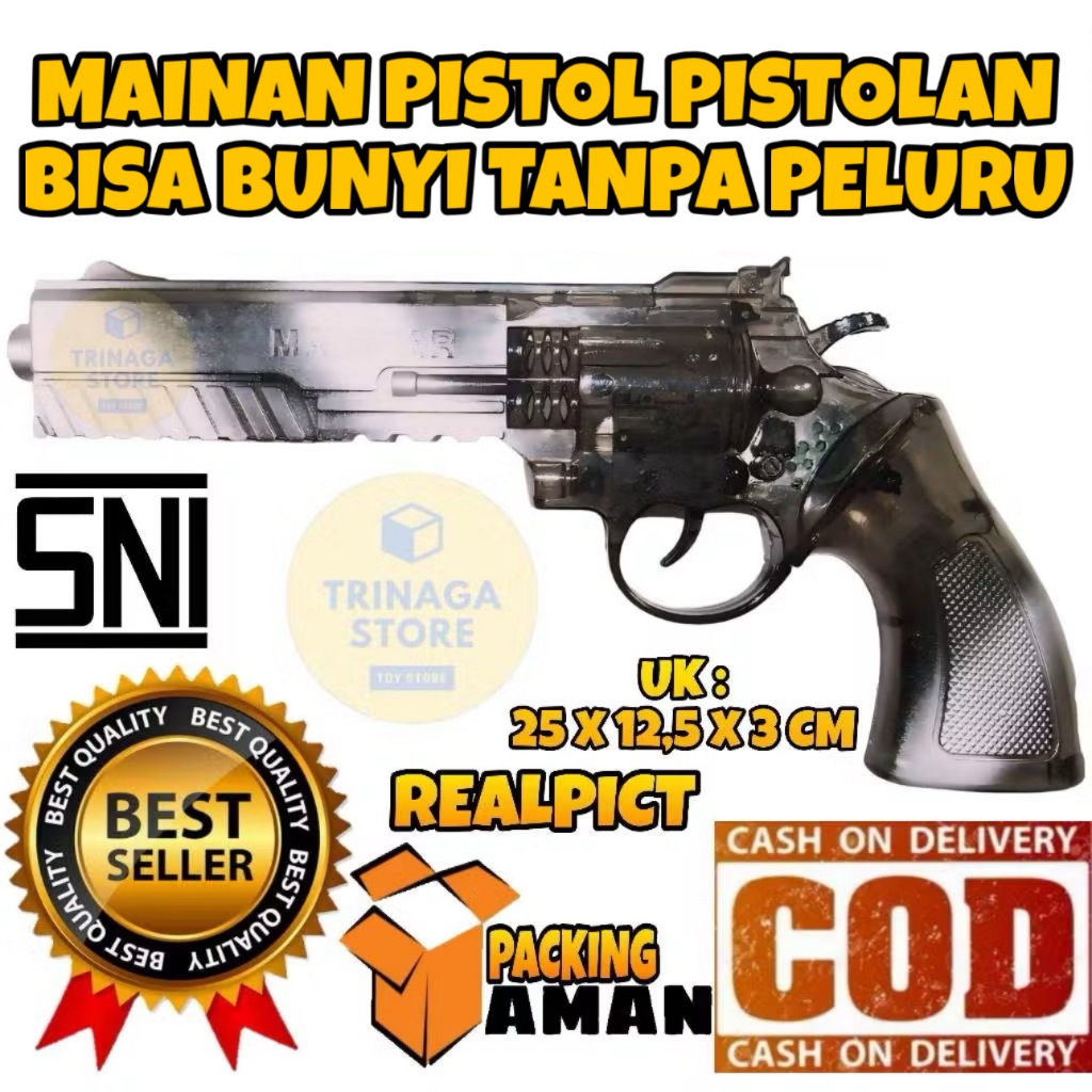 ( BISA COD ) PROMO MAINAN ANAK PISTOL TEMBAK TEMBAKAN GUNMAN BISA BUNYI TANPA PELURU / MAINAN ANAK L