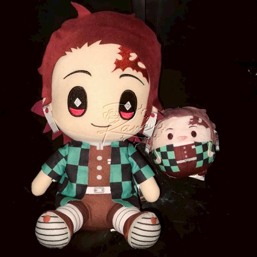 [OFFICIAL] Demon Slayer Kimetsu No Yaiba Tanjiro SET [Fuwakororin Vol. 1 & Big Plush Furyu]