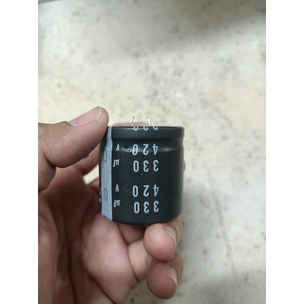 Elco Kapasitor 420V-330UF Nichicon