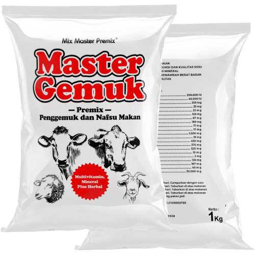 Premix Penggemukan Nafsu Makan Sapi Kambing Domba premik Sapi cepat bongsor produksi susu meningkat