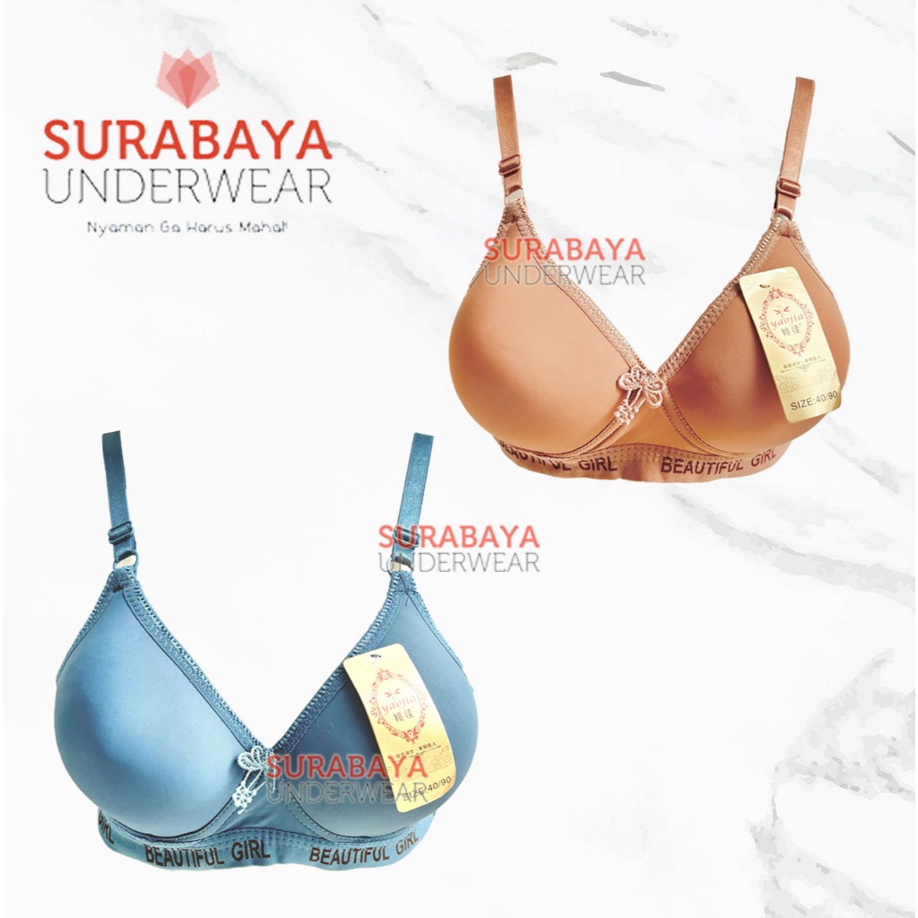 BRA / BH SPORTY KATUN BUSA TIPIS TANPA KAWAT RM