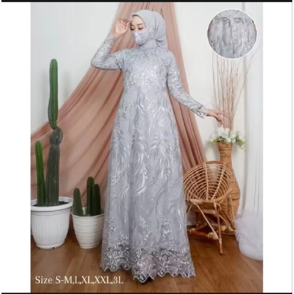 Gamis Syari Remaja Gamis Wanita Premium Jahitan Rapi Trendy Bisa Untuk Kondangan Muslimah Keren Prem