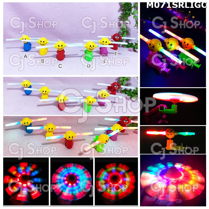 Mainan Anak jadul jaman dulu Baling2 Bambu Lampu nyala2 M071