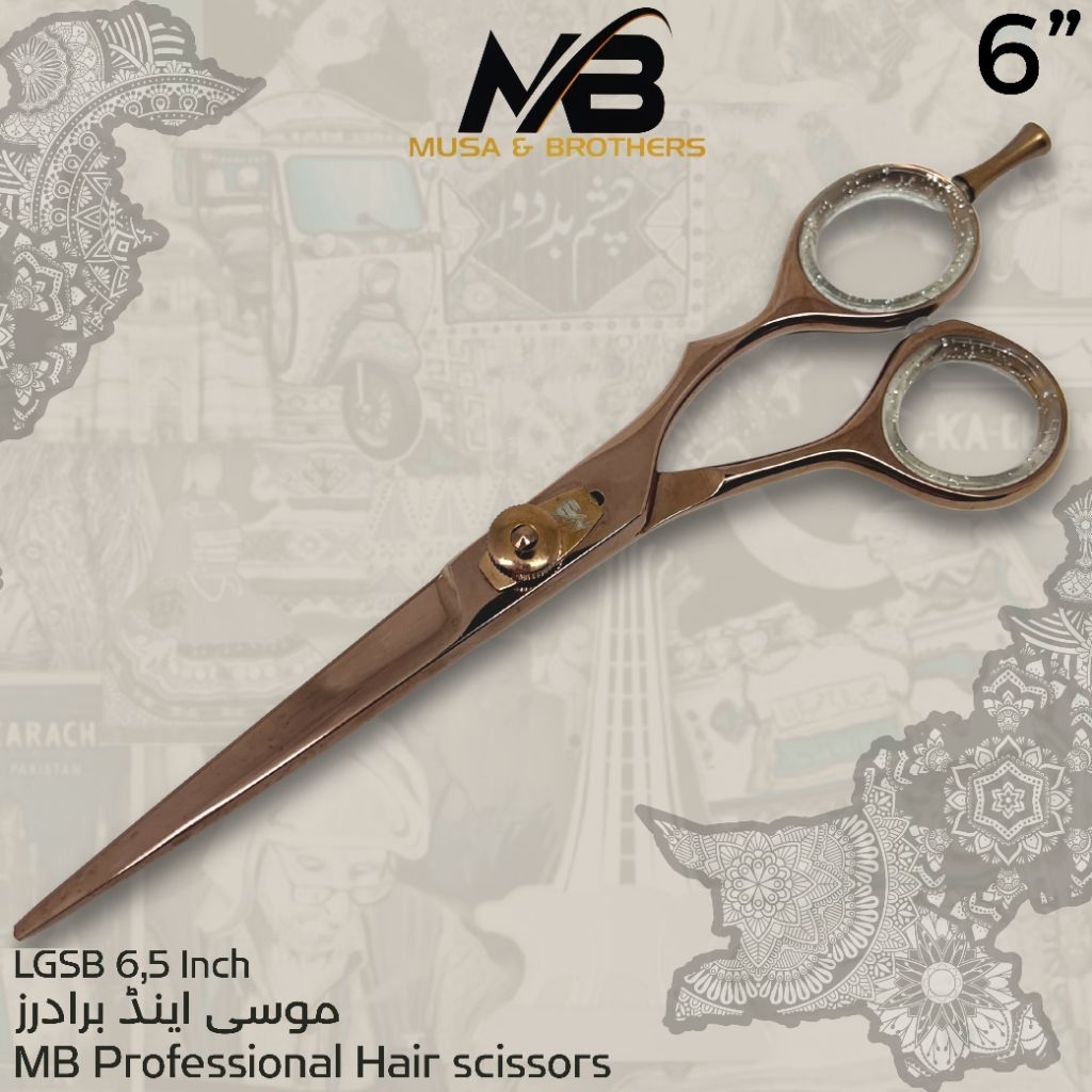 MB Gunting Rambut Professional 6,5 inch, Stainless steel 440C