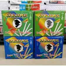 Kapur Tulis Sarjana Putih & Warna