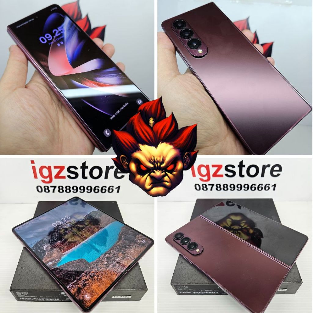 Samsung Z Fold 4 12/512  Burgundy SEIN mulus 97%  NO Minus