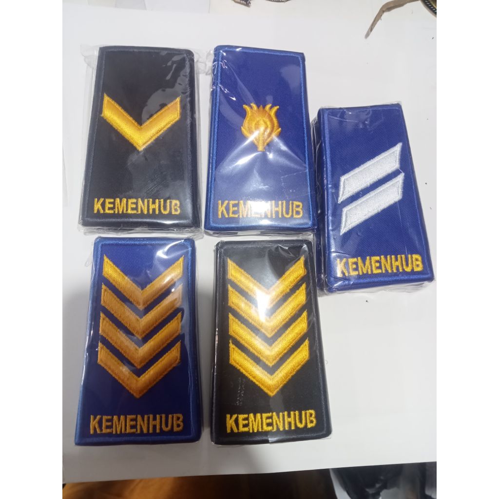 Pangkat Evolet Perhubungan pangkat Kemenhub (Bordir)