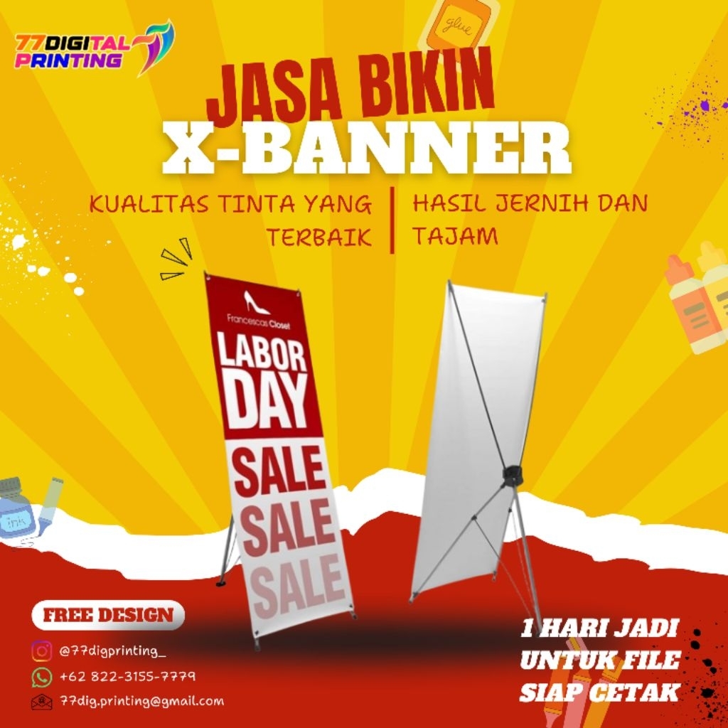 X-Banner (Besi Adjust)