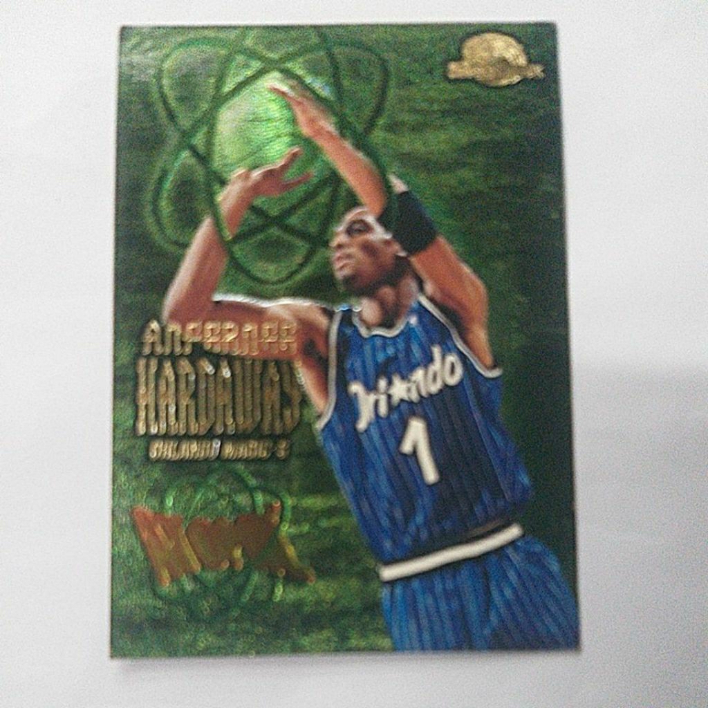 Kartu Basket NBA Langka 90an | Anfernee Penny Hardaway Z-Force WOW '95-96 Orlando Magic #A75 | Vinta
