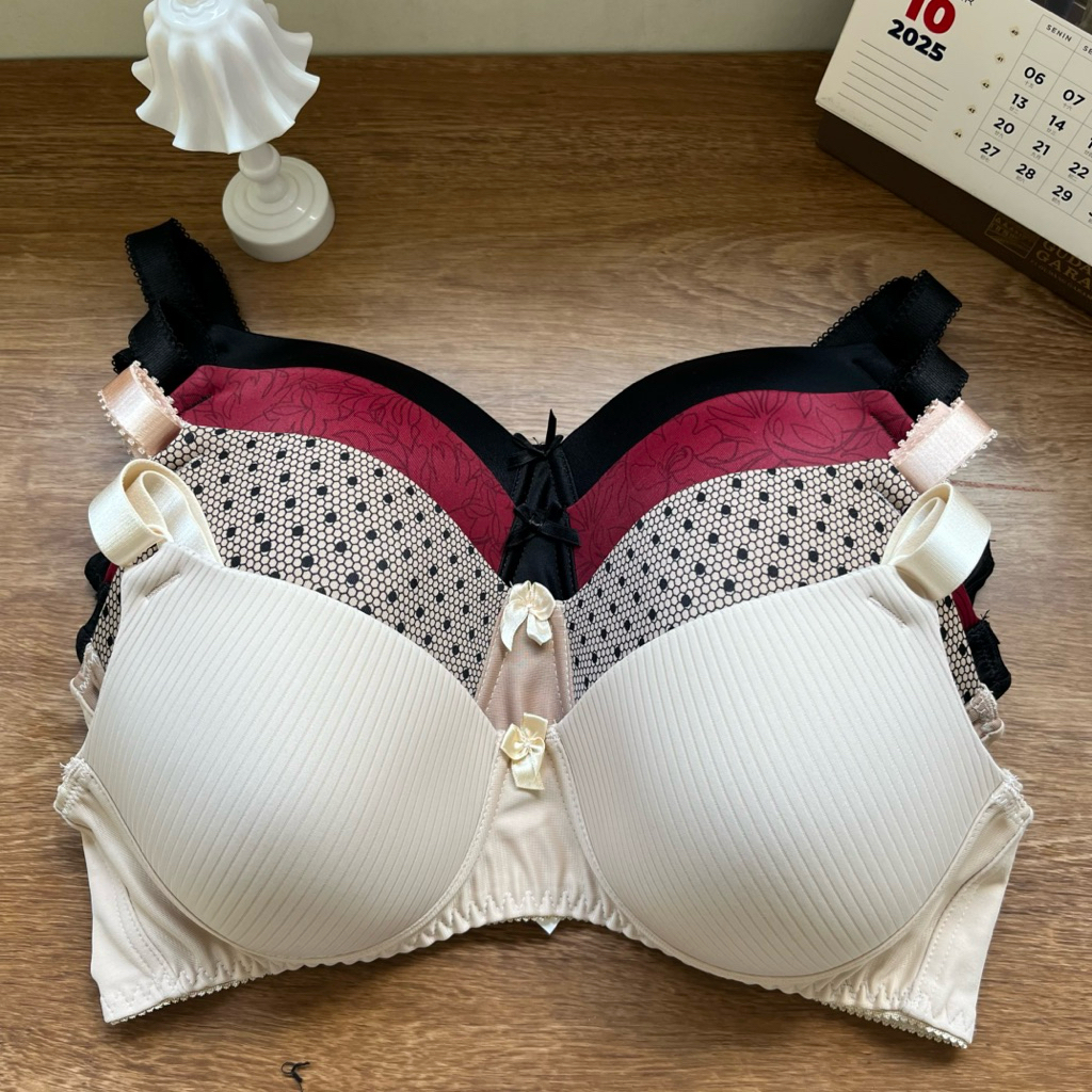NAMI LADIES EXPORT BRA TANPA KAWAT BUSA SEDIKIT PUSH UP BRA SIZE 40B B90 40C C90 BARANG MEWAH EXPORT