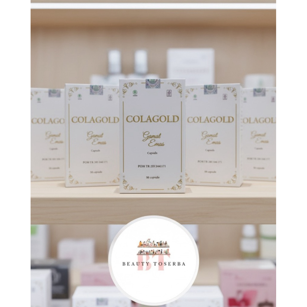 [COLAGOLD] GAMAT EMAS KOLAGEN Bantu mencerahkan kulit dan menyamarkan flek dari dalam