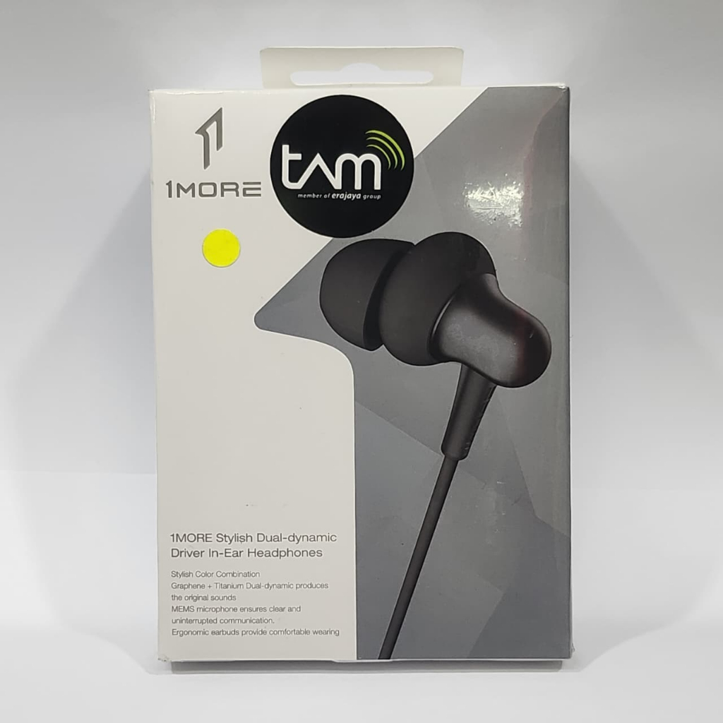 HEADPHONE / HEADSET / EARPHONE / EARBUDS - 1MORE STYLISH DUAL-DYNAMIC DRIVER IN-EAR HEADPHONES
