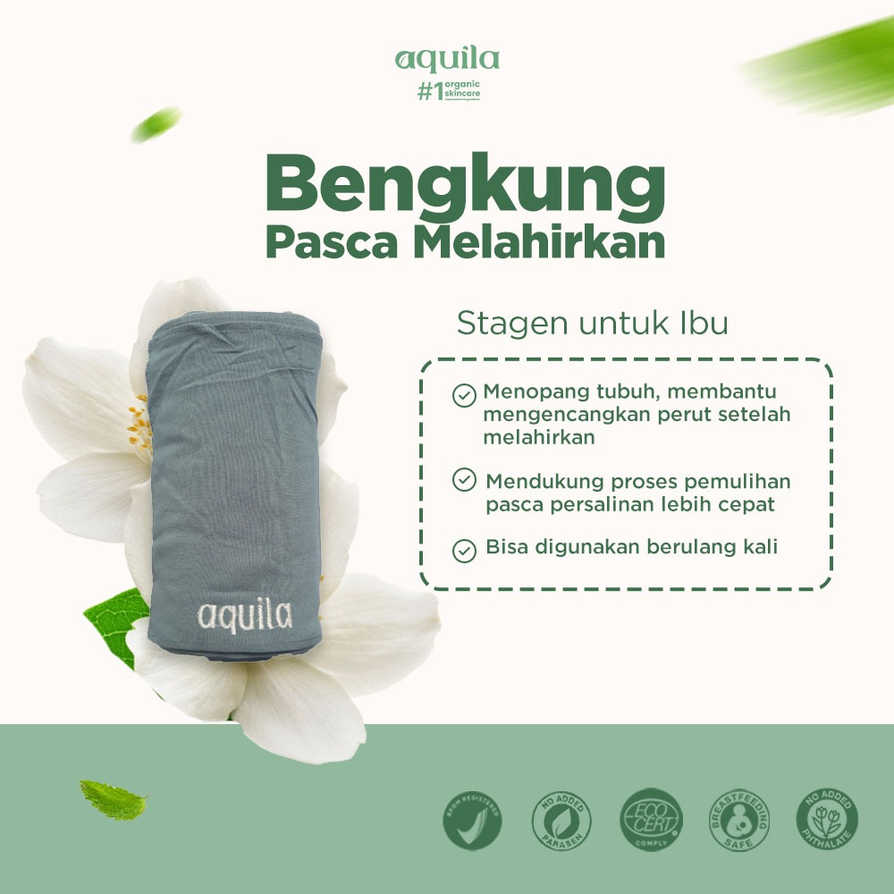 Aquila Herb Official Bengkung - Stagen untuk Pasca Melahirkan | Kain Bengkung