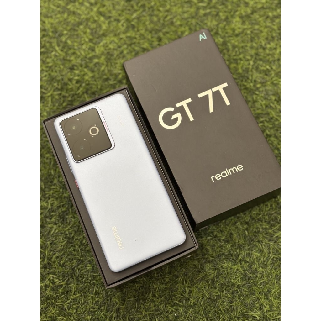 REALME GT 7T 5G 12/256GB SECOND LENGKAP MULUS NOMINUS RESMI INDONESIA