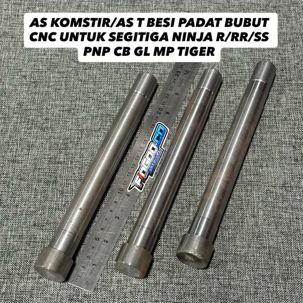 AS T/AS KOMSTIR NINJA PNP CB GL MP FULL AS BESI PADAT BUBUT CNC BUKAN SAMBUNGAN AS KOMSTIR NGANJUKAN