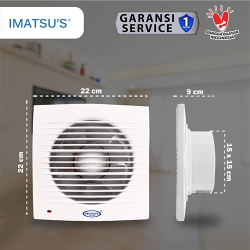 Best Deals Kipas Plafon/ Exhaust Plafon/Exhaust Fan Dinding 6 Inch Exhaust Toilet Kamar Exhaust