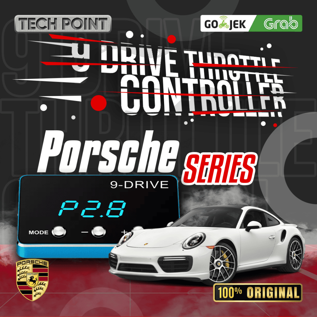 9 Drive Porsche 911 Race Chip Piggyback Throttle Controller Remap