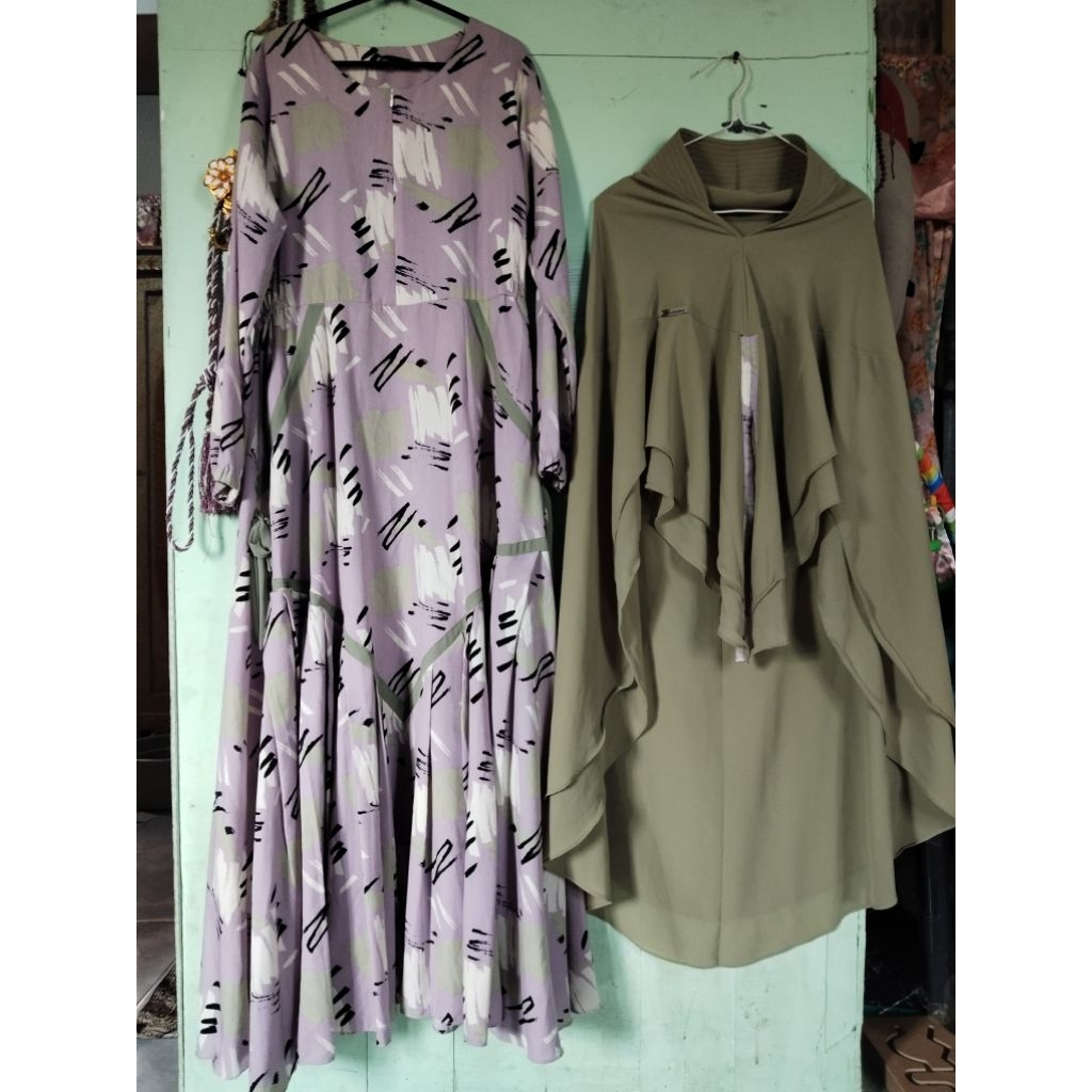 syar'i gamis set preloved