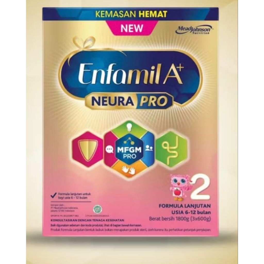 Enfamil 2 1800gr / Susu formula/ Susu Enfamil/ Susu Enfagrow
