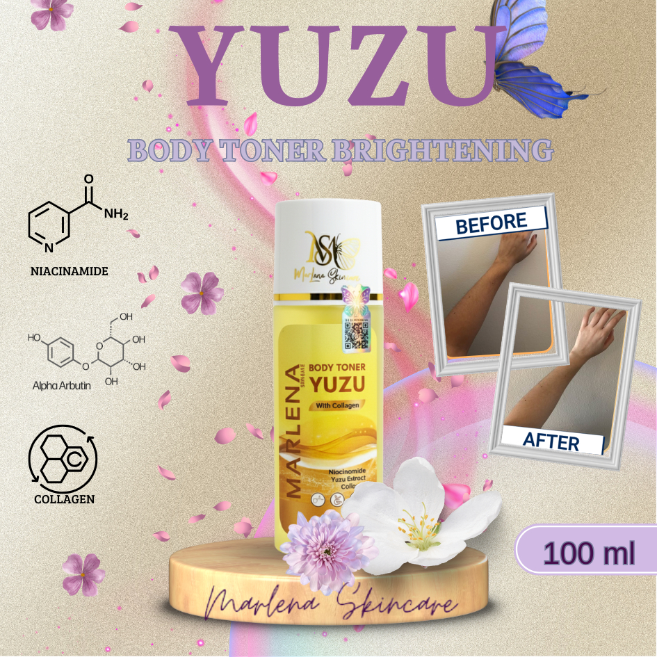 TONER BADAN KELUPAS SKINCARE TONER YUZU JAPANESE WITH COLLAGENWHITENING TONER STRONG bpom ecer