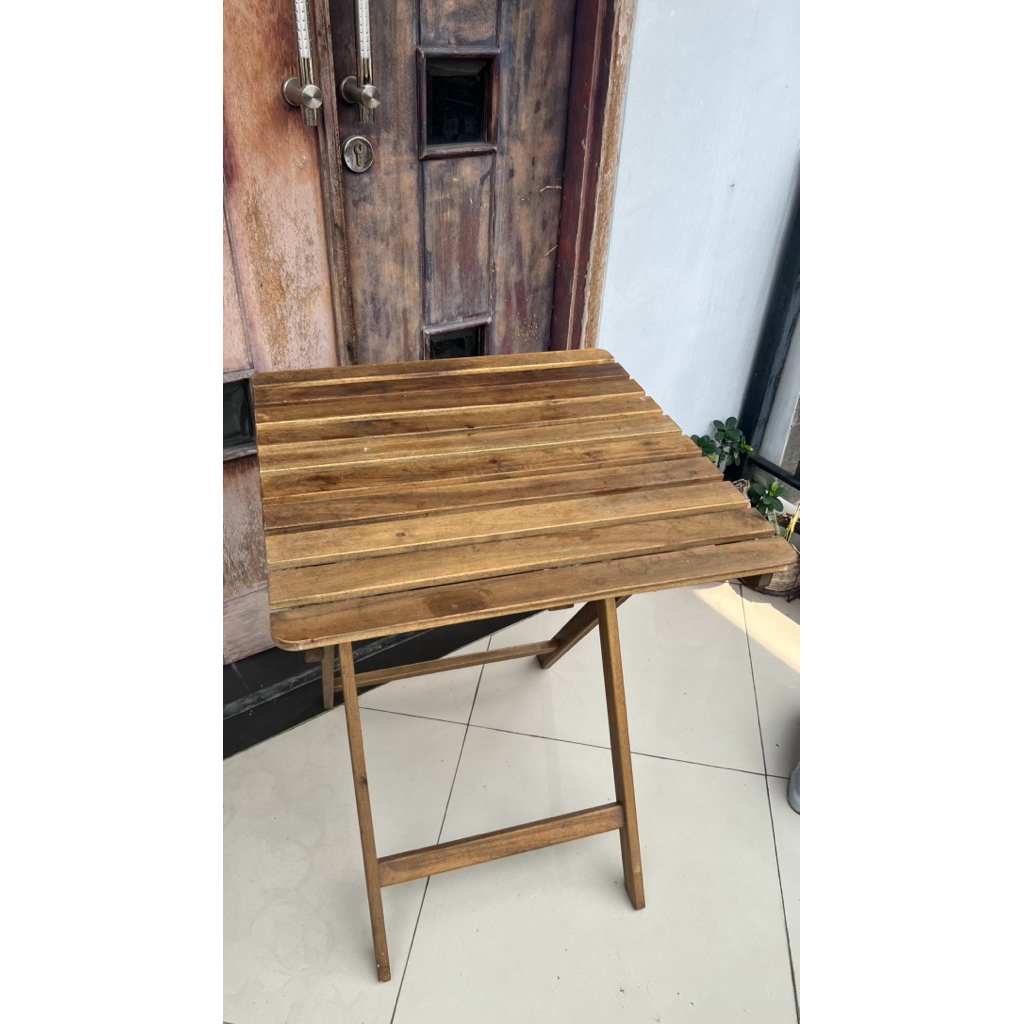 Meja Lipat Kayu IKEA
